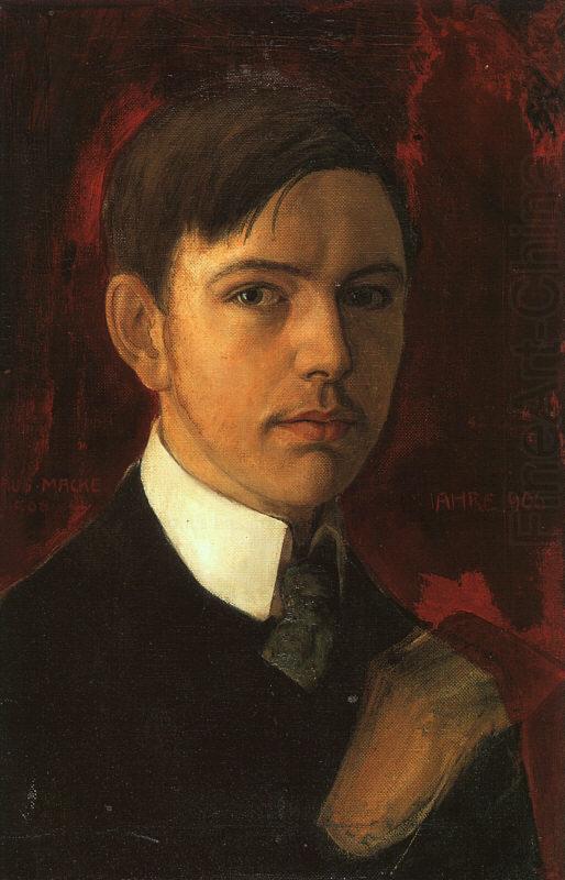 Self Portrait  ssss, August Macke